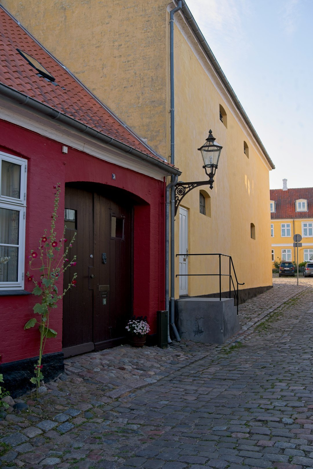 elderly person in danish village